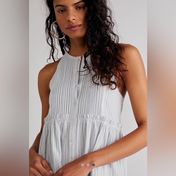 free people Desert Days Stripe Mini Dress . - Picture 7 of 9